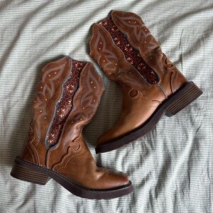 Justin Gypsy Womens Heritage Floral Cowboy Boots Womens 8B Style L9515